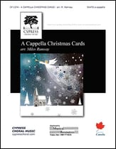 A Cappella Christmas Cards SATB Choral Score cover